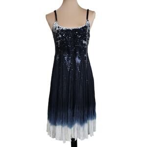 Free People Daydream Supernova Size 6 Ombre Sequin Dress
